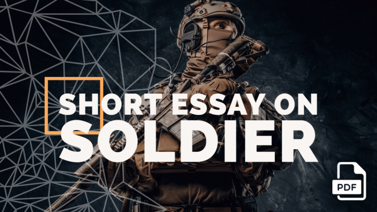 Feature image of Short Essay on Soldier