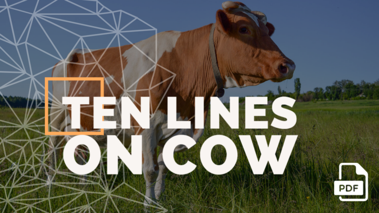 10 Lines on Cow in English [3 Examples]