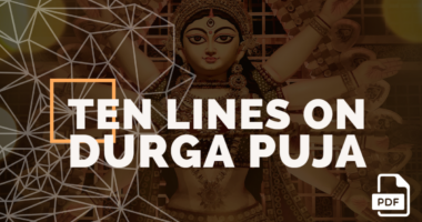 Feature image of 10 Lines on Durga Puja