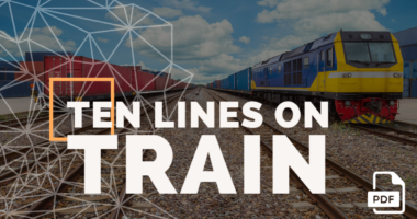 Feature image of 10 Lines on Train