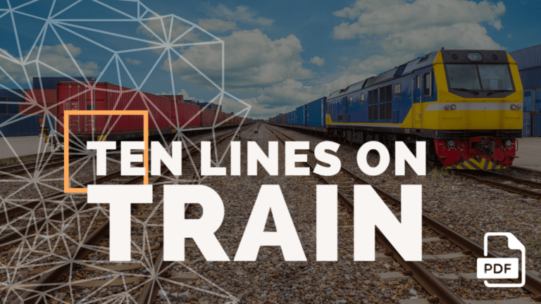 10 Lines on Train in English [3 Examples]