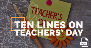 Feature image of 10 Lines on Teachers' Day