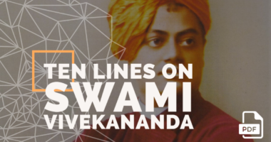 Feature image of 10 Lines on Swami Vivekananda